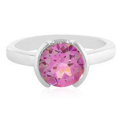 Bague en argent et Topaze jubilaire