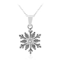 Collier en argent et Topaze blanche