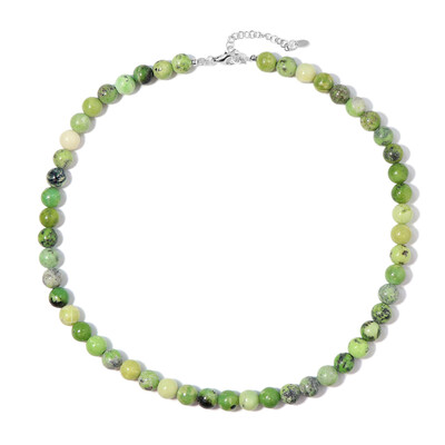 Collier en argent et Serpentine