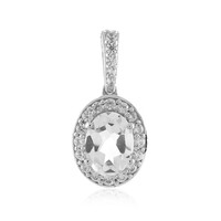 Pendentif en argent et Topaze blanche