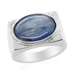 Bague pour homme en argent et Kyanite