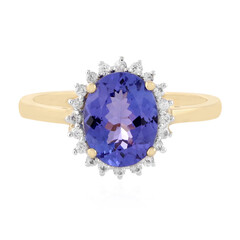 Bague en or et Tanzanite