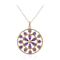 Collier en argent et Améthyste