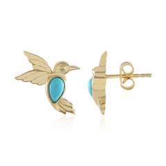 Boucles d'oreilles en argent et Turquoise Sleeping Beauty