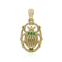 Pendentif en argent et Emeraude du Brésil