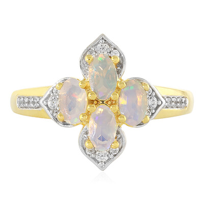 Bague en argent et Opale Welo
