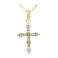 Collier en argent et Topaze bleu ciel