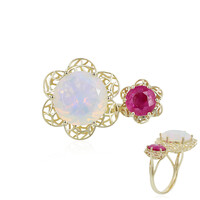 Bague en or et Opale Welo AAA (Ornaments by de Melo)