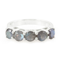 Bague en argent et Spectrolite