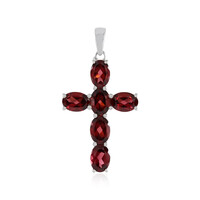 Pendentif en argent et Grenat du Mozambique