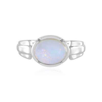 Bague en argent et Opale d'Australie