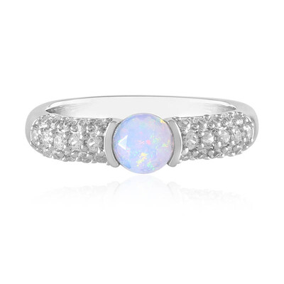 Bague en argent et Opale Welo