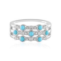 Bague en argent et Turquoise Sleeping Beauty