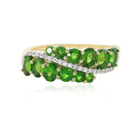 Bague en or et Diopside de Russie (La Revelle)