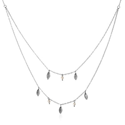 Collier en argent et Perle de culture d'eau douce (Joias do Paraíso)