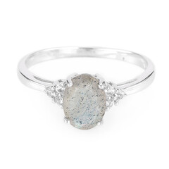 Bague en argent et Labradorite
