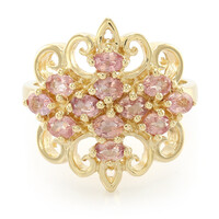 Bague en or et Saphir Padparadscha non chauffé (AMAYANI)