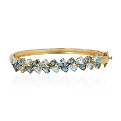 Bracelet en argent et Topaze bleu ciel