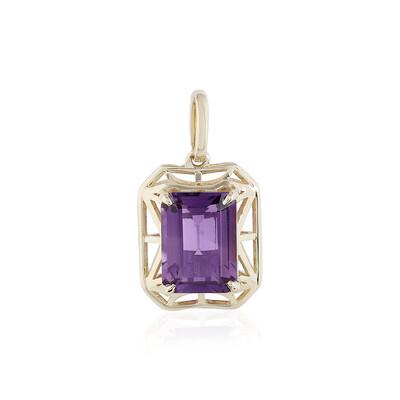 Pendentif en or et Améthyste d'Uruguay (Ornaments by de Melo)