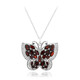 Collier en argent et Grenat