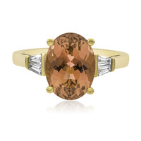 Bague en or et Tourmaline néon du Congo (CIRARI)