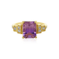 Bague en argent et Amétrine