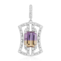 Pendentif en argent et Amétrine