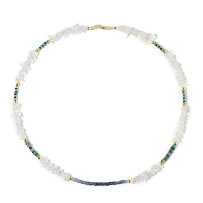 Collier en argent et Quartz blanc