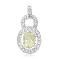 Pendentif en argent et Orthose