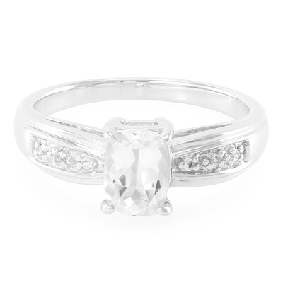 Bague en argent et Goshénite