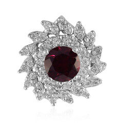 Pendentif en argent et Grenat Rhodolite