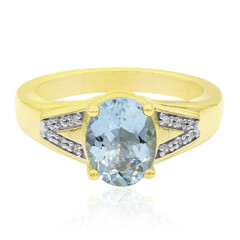 Bague en or et Aigue-marine de Medina