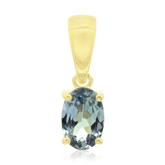Pendentif en or et Tanzanite non chauffée