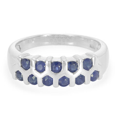 Bague en argent et Saphir du Laos