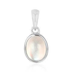 Pendentif en argent et Pierre de lune de Tanzanie