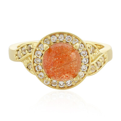 Bague en argent et Pierre du Soleil