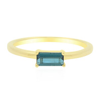 Bague en or et Indicolite du Brésil