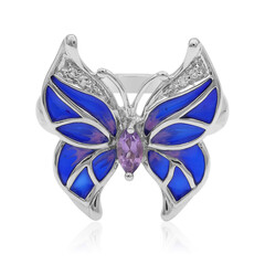 Bague en argent et Améthyste