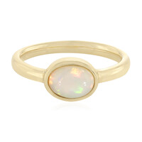 Bague en argent et Opale Welo