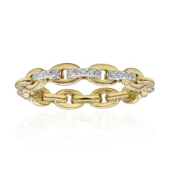 Bague en argent et Diamant I3 (I)