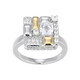 Bague en argent et Topaze blanche (Adela Silber)