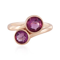 Bague en or et Fluorite rose (KM by Juwelo)