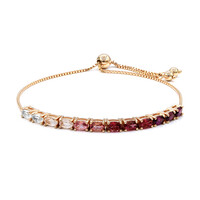 Bracelet en argent et Grenat Rhodolite