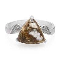 Bague en argent et Magnésite