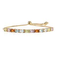 Bracelet en argent et Péridot