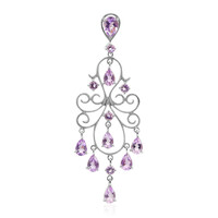 Pendentif en argent et Améthyste