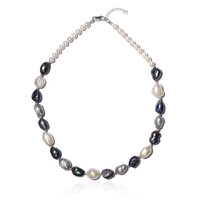 Collier en argent et Perle de culture d'eau douce (TPC)