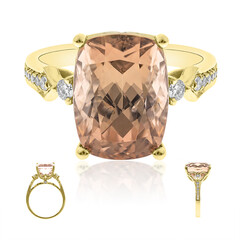 Bague en or et Tourmaline néon du Congo (AMAYANI)