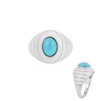 Bague en argent et Turquoise Sleeping Beauty