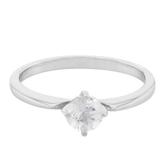 Bague en argent et Béryl de l'Himalaya